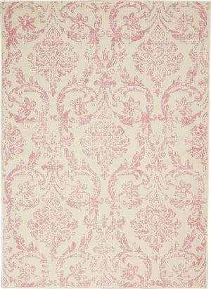 Jubilant JUB09 Ivory/Pink Rug