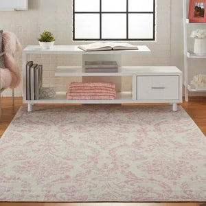Jubilant JUB09 Ivory/Pink Rug