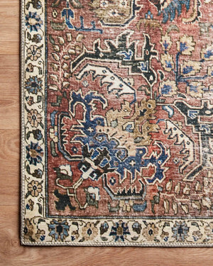 Jules By Chris Loves Julia Jul-01 Merlot/Multi Rug