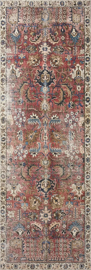Jules By Chris Loves Julia Jul-01 Merlot/Multi Rug