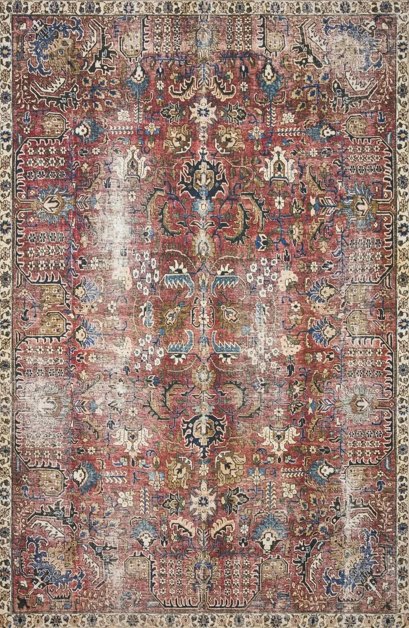 Jules By Chris Loves Julia Jul-01 Merlot/Multi Rug