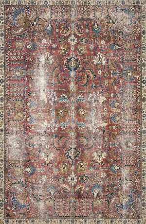 Jules By Chris Loves Julia Jul-01 Merlot/Multi Rug