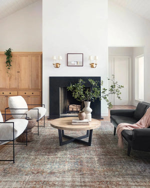 Jules By Chris Loves Julia Jul-05 Lagoon/Brick Rug