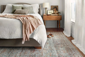 Jules By Chris Loves Julia Jul-05 Lagoon/Brick Rug