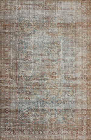 Jules By Chris Loves Julia Jul-05 Lagoon/Brick Rug