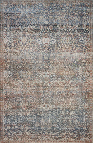 Jules By Chris Loves Julia Jul-06 Denim/Spice Rug