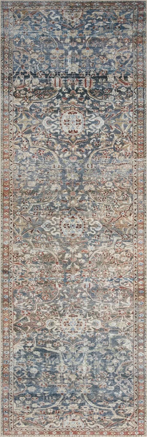 Jules By Chris Loves Julia Jul-06 Denim/Spice Rug