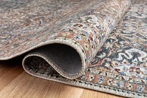 Jules By Chris Loves Julia Jul-06 Denim/Spice Rug