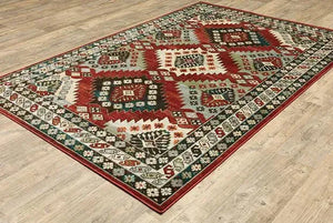 Juliette 2R Red/Multi Rug