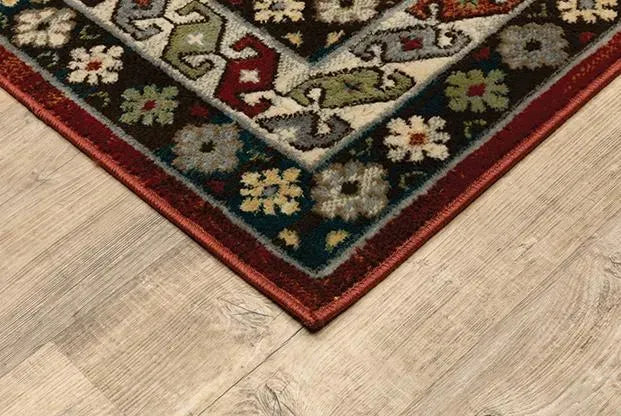 Juliette 2R Red/Multi Rug