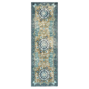 Kai KAI05 Modify Teal / Olive Rug
