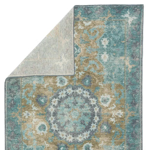 Kai KAI05 Modify Teal / Olive Rug