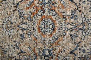 Kaia KAI39GNF Tan/Blue Rug