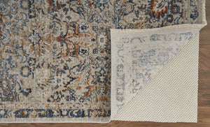 Kaia KAI39GNF Tan/Blue Rug