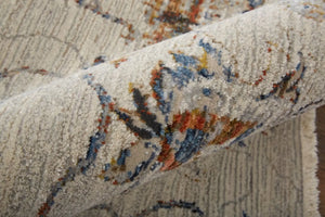 Kaia KAI39GPF Ivory/Orange Rug