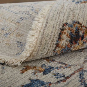 Kaia KAI39GPF Ivory/Orange Rug