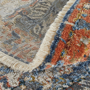 Kaia KAI39HRF Blue/Orange Rug