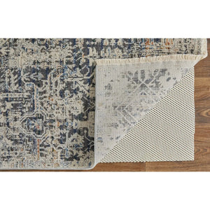 Kaia KAI39HUF Ivory/Grey Rug