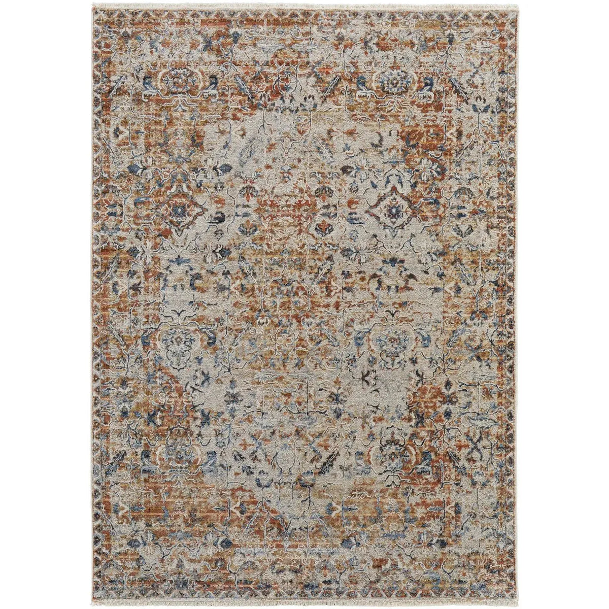 Kaia KAI39HVF Tan/Ivory Rug