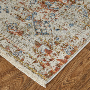 Kaia KAI39HWF Ivory/Orange Rug