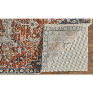 Kaia KAI39HXF Orange/Ivory Rug