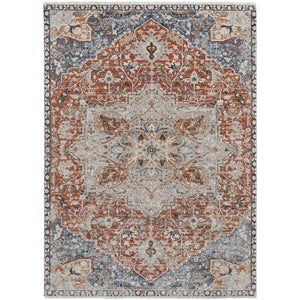 Kaia KAI39HXF Orange/Ivory Rug