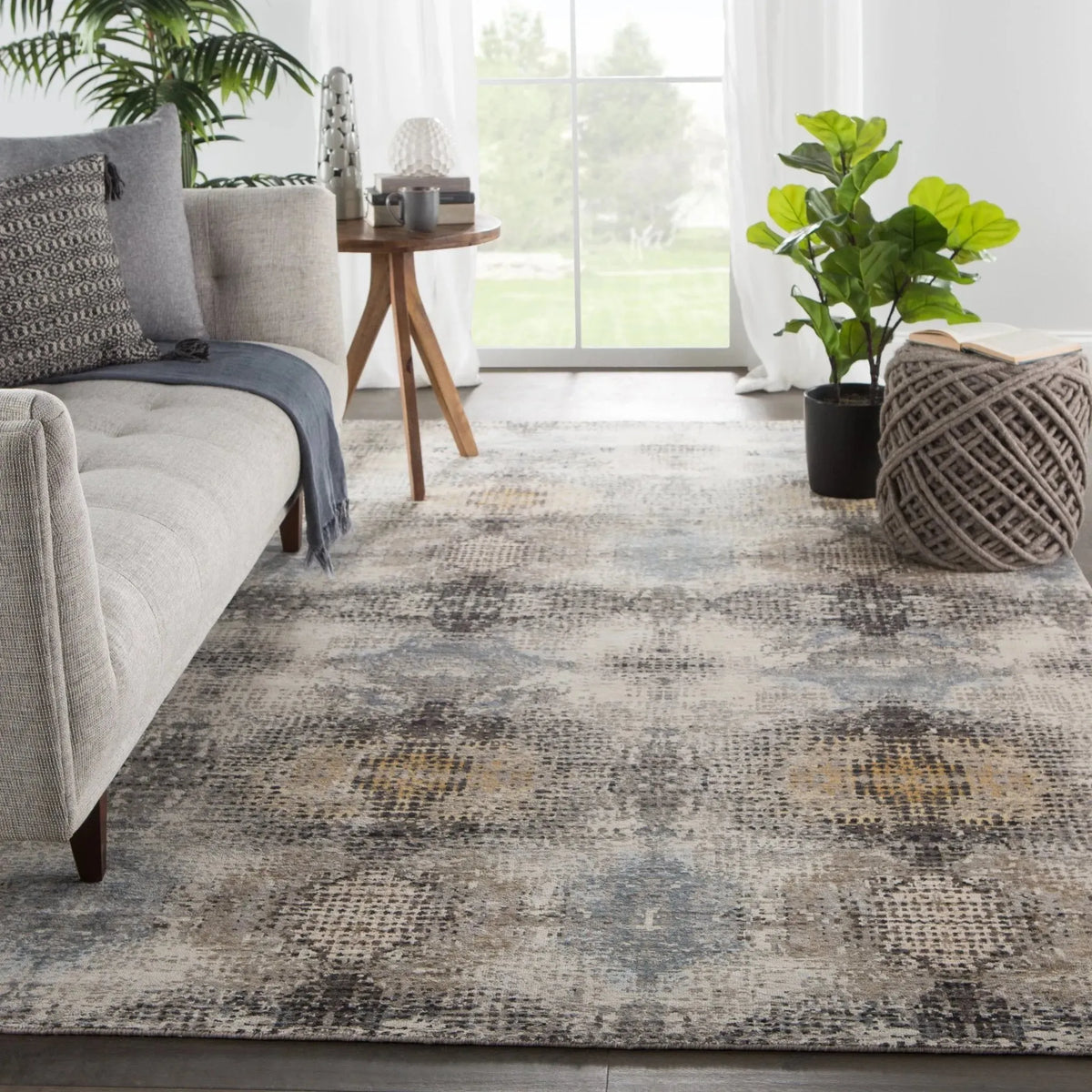 Kaleida By Kavi Kdk01 Lucida Beige/Light Blue Rug