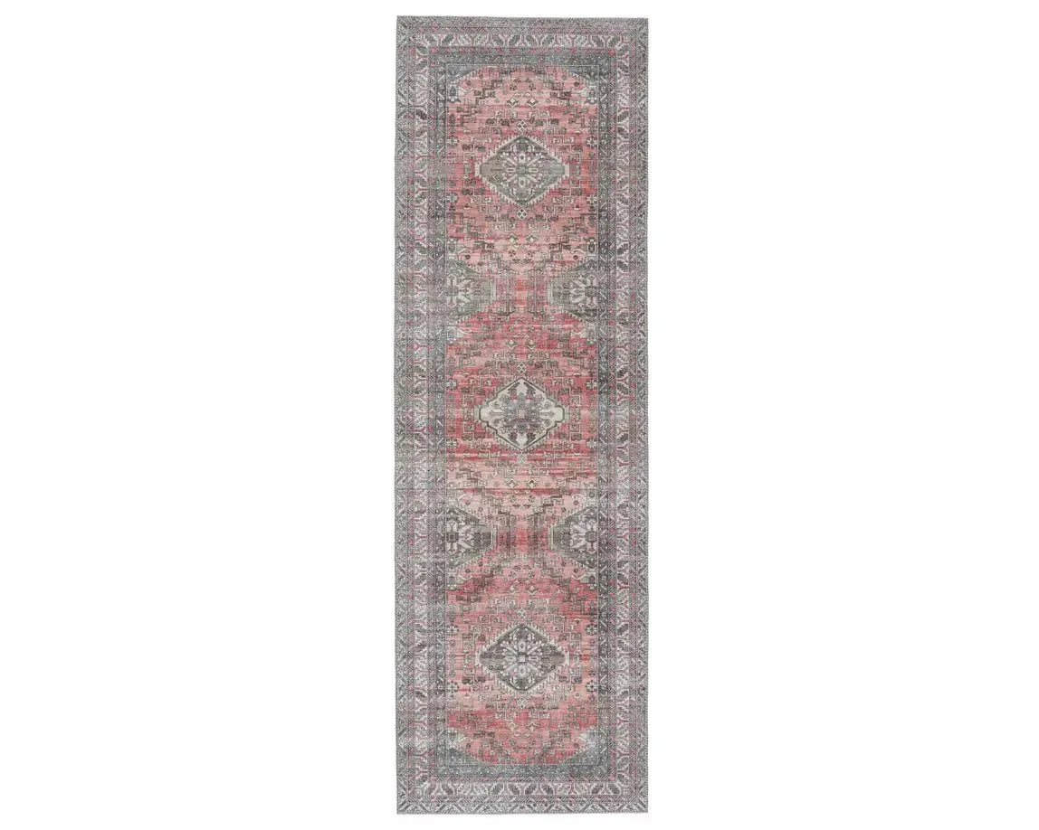Kalesi KLS04 Red/Grey Rug