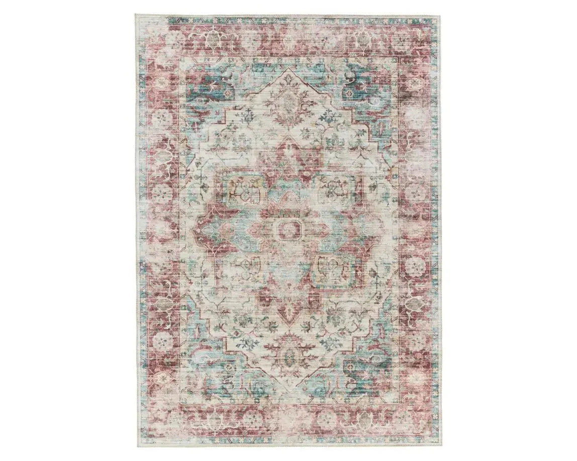 Kalesi KLS10 Red/Green Rug