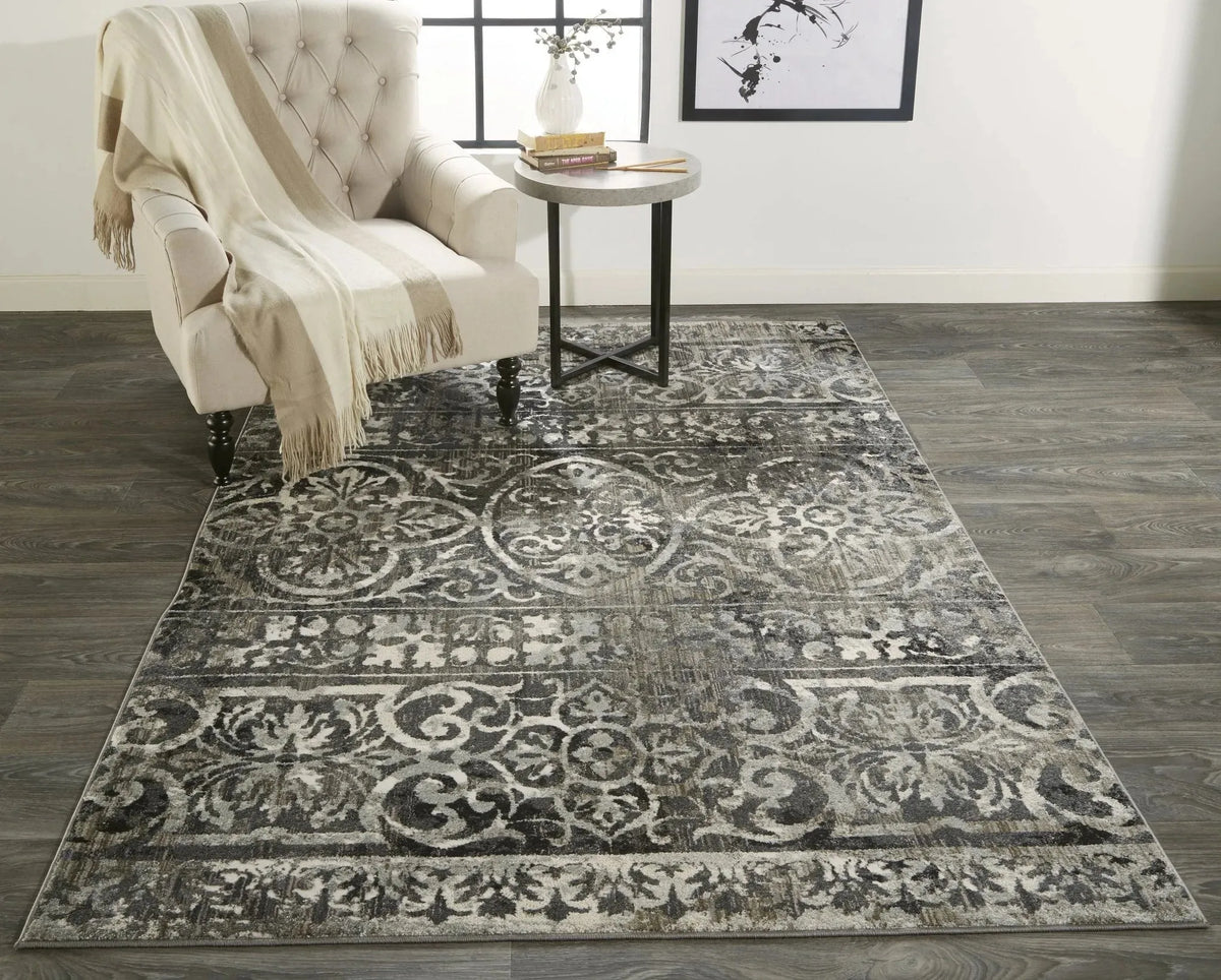 Kano 3871F Gray/Taupe Rug