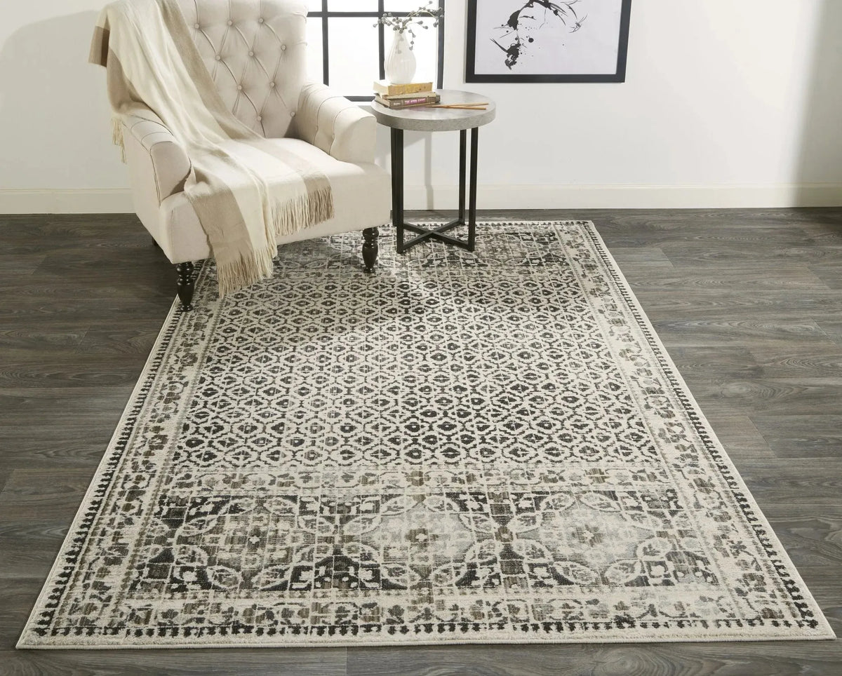 Kano 3874F Ivory/Gray Rug