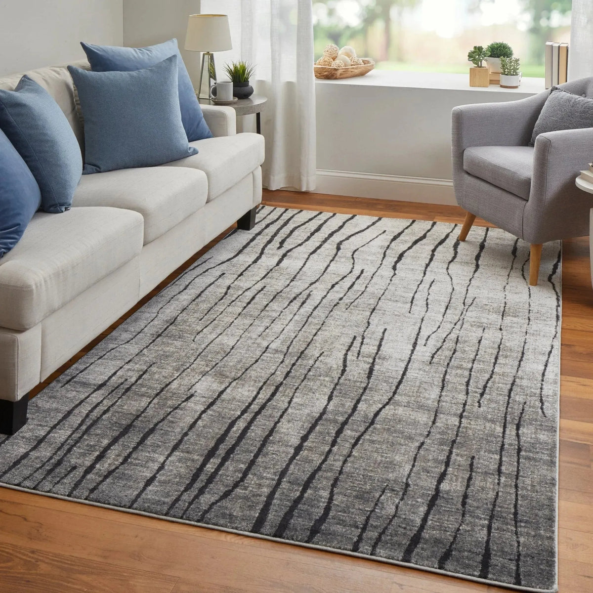 Kano 86439LIF Grey/Black Rug