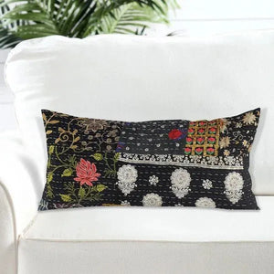 Kantha 07420BLK Black Pillow