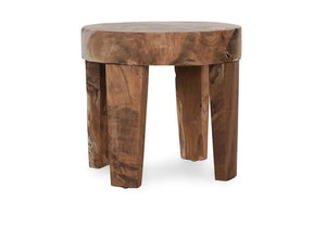 Kariba 18" Round Accent Table Natural