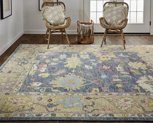 Karina 9096791F Gold/Blue Rug