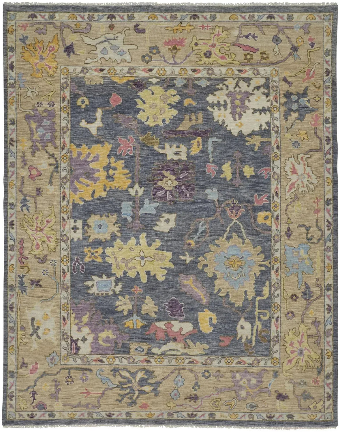 Karina 9096791F Gold/Blue Rug