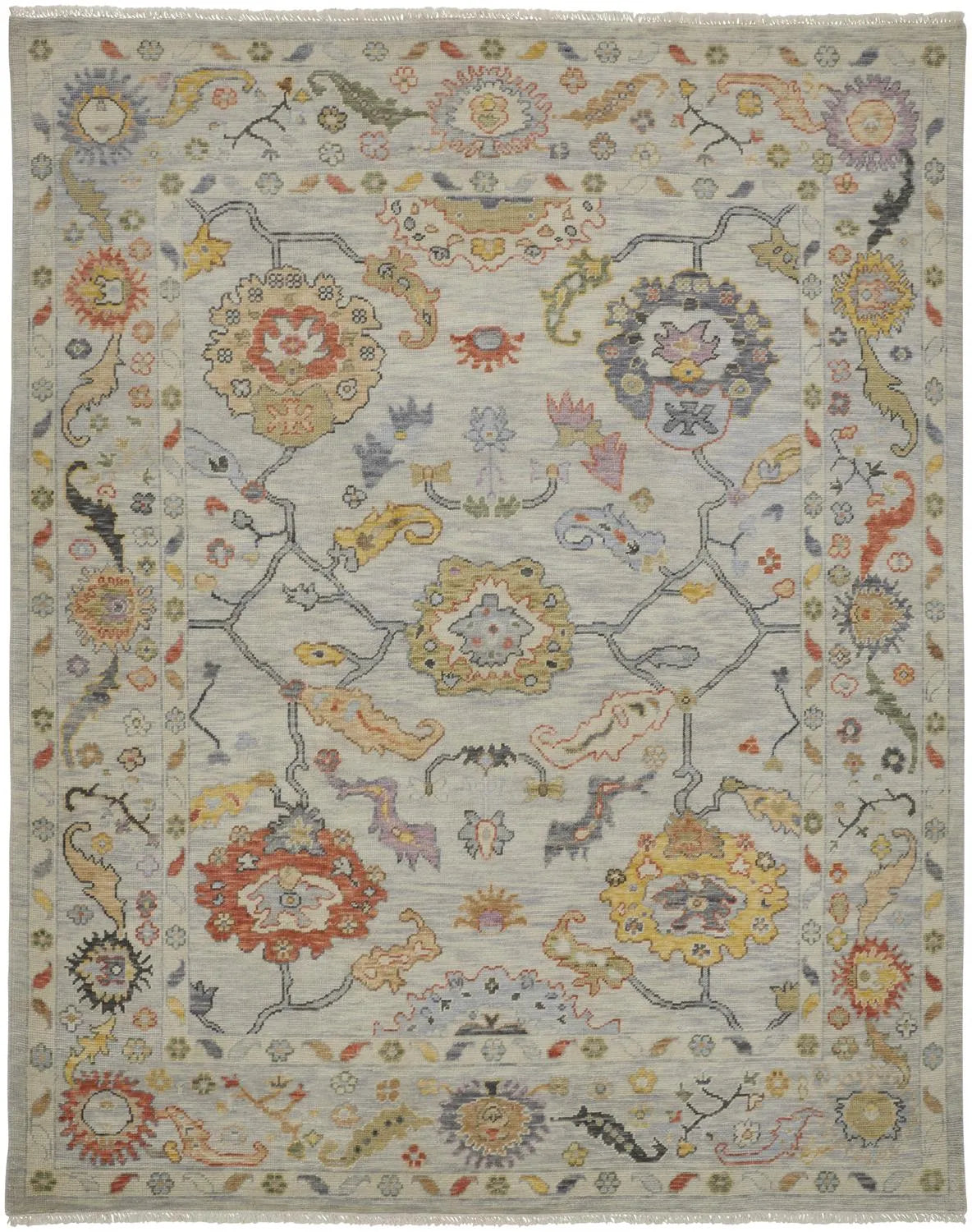 Karina 9096793F Grey/Yellow Rug
