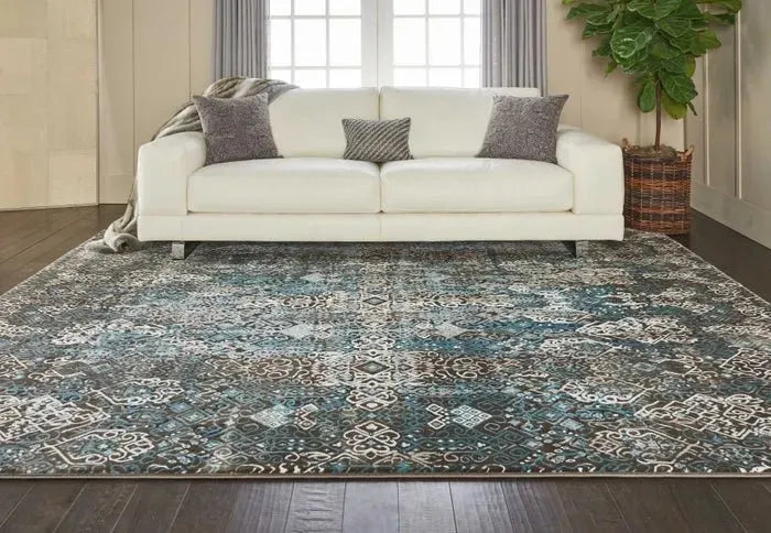 Karma KRM04 Blue Rug