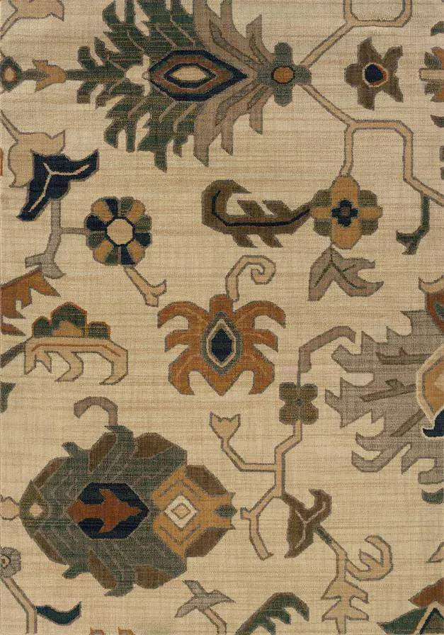 Kasbah 3936F Ivory Grey Rug