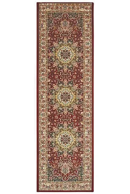 Kashan 119N Red/ Ivory Rug