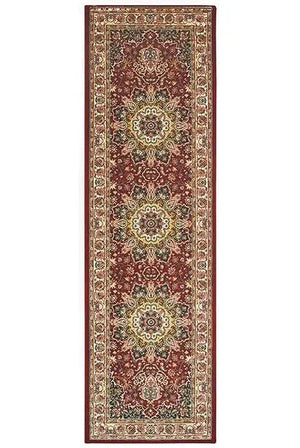 Kashan 119N Red/ Ivory Rug