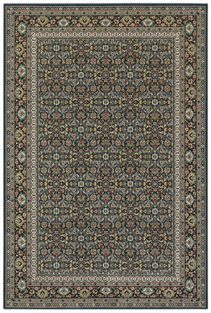 Kashan 180L Navy/ Multi Rug