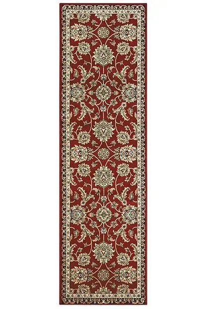 Kashan 370R Red/ Multi Rug