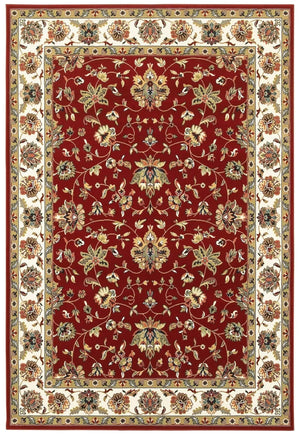 Kashan 4929R Red/ Ivory Rug