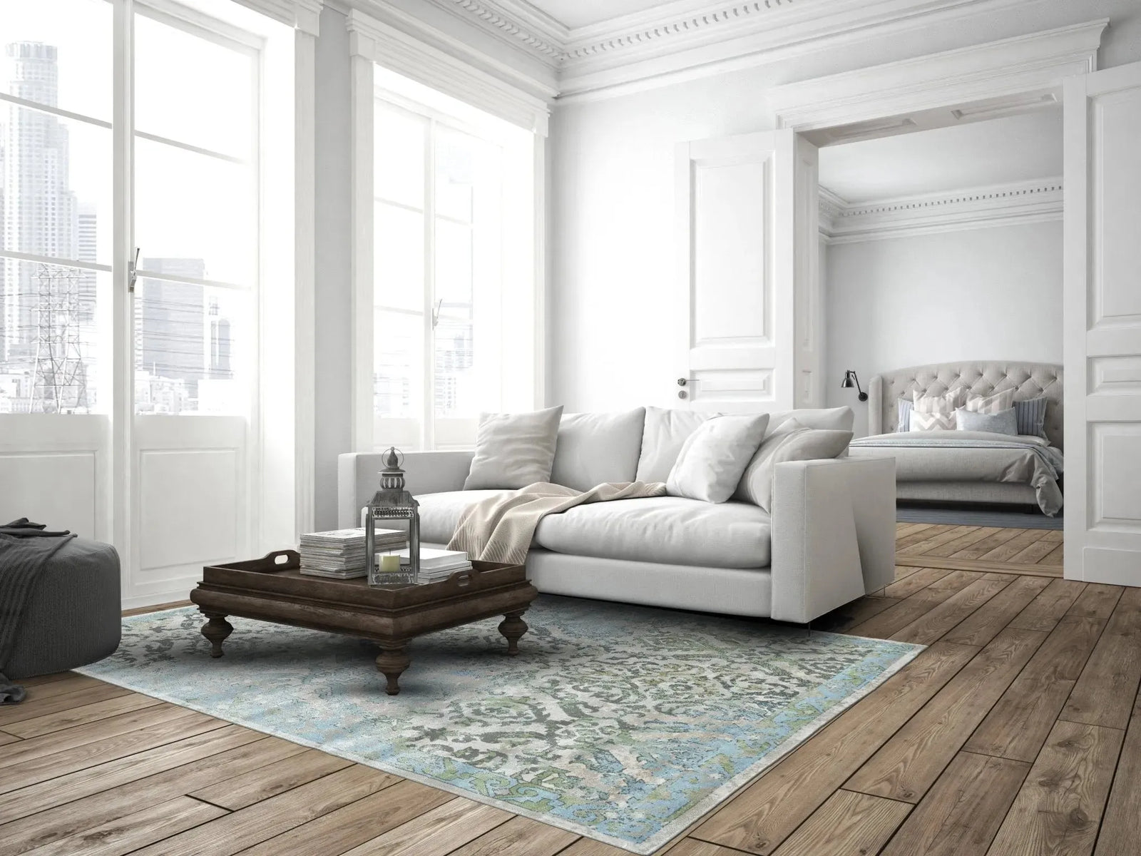 Katari 3374F Blue/Green Rug