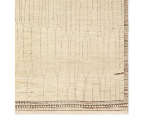 Kazben KAZ01 Grey/Brown Rug