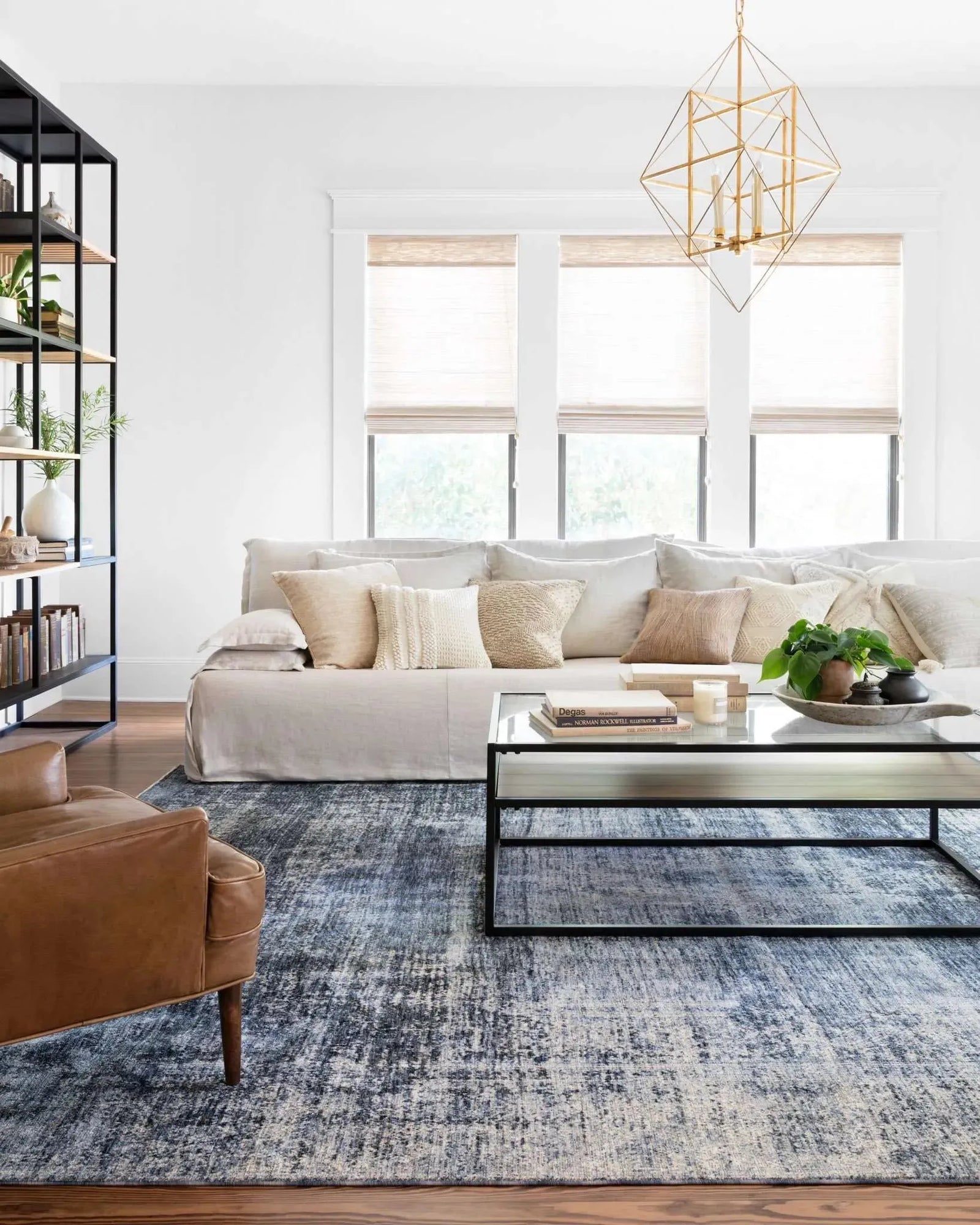 Kennedy by Magnolia Home KEN-01 Denim/Denim Rug