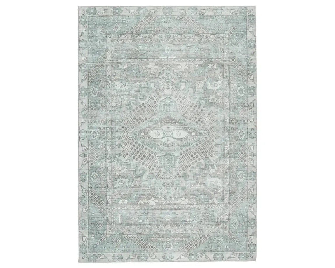 Keyara KNC01 Green/Grey Rug