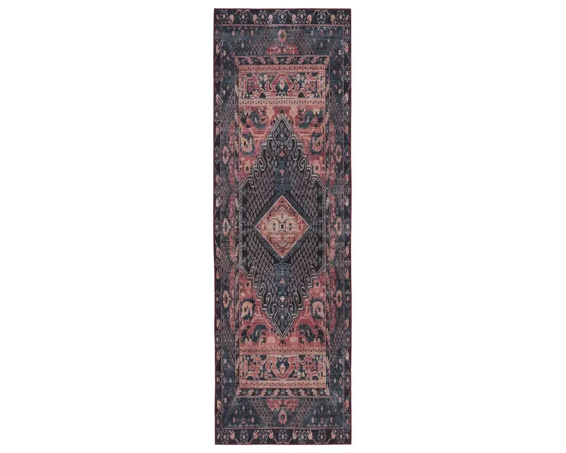 Keyara KNC02 Blue/Pink Rug