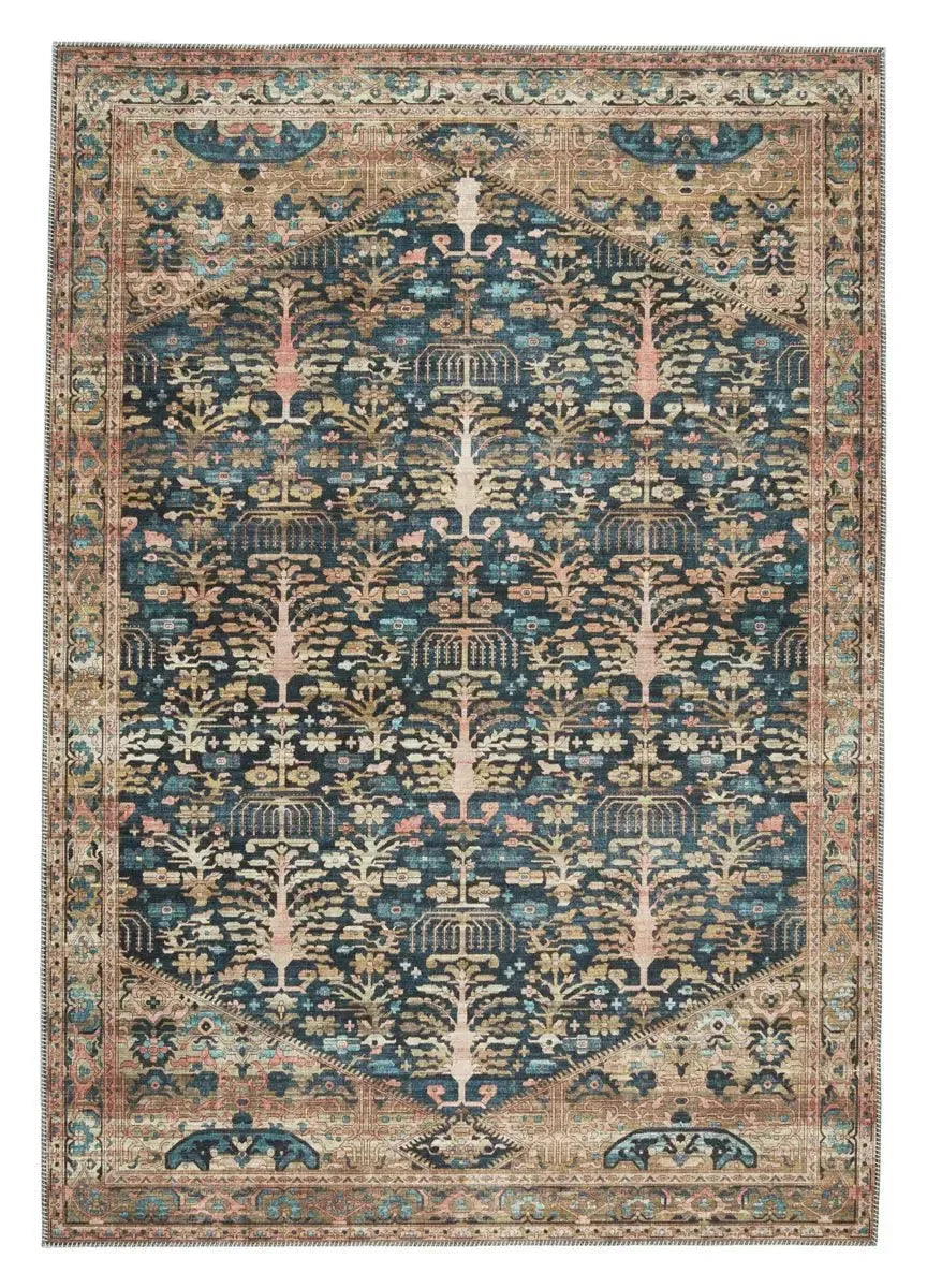 Keyara KNC04 Blue/Tan Rug